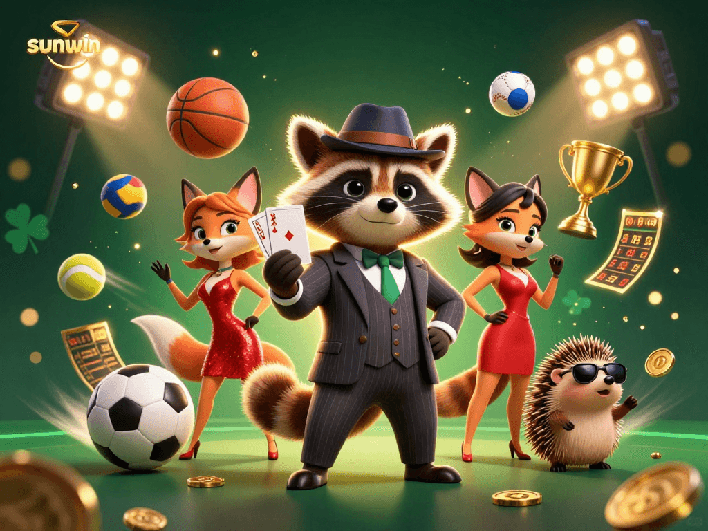 Engage with sunwin's thrilling sports betting experience alongside characters in dynamic 3D action.