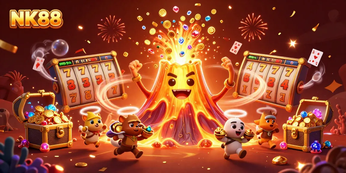 Win big with NK88's thrilling gameplay, where golden treasures erupt in action-packed adventures.