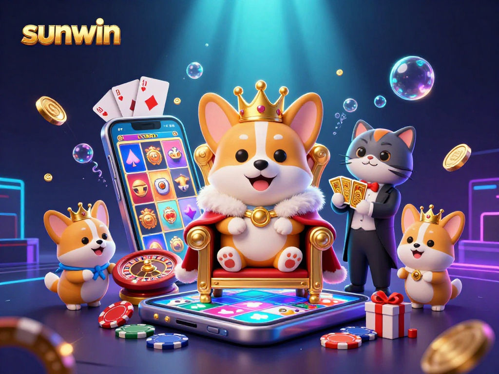 Bring excitement to your game nights with sunwin's colorful slot adventures featuring royal corgi characters.