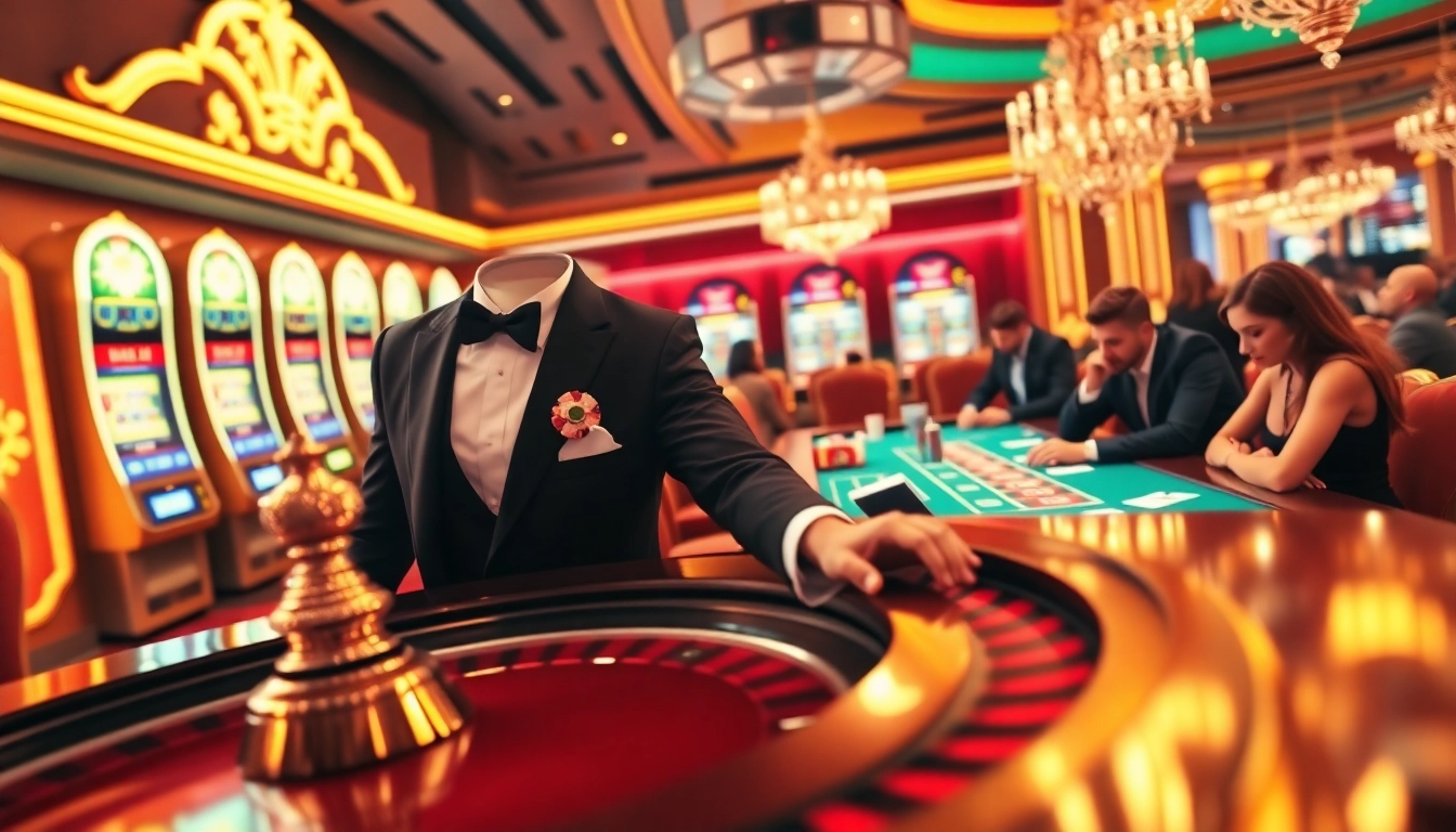 Experience the thrill of gaming at https://du88.help/ with engaging casino tables and vibrant slot machines.