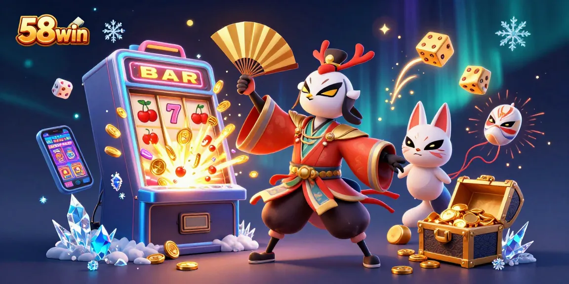 Experience winning spins at 58win with dynamic games and vibrant characters in an exciting casino atmosphere.