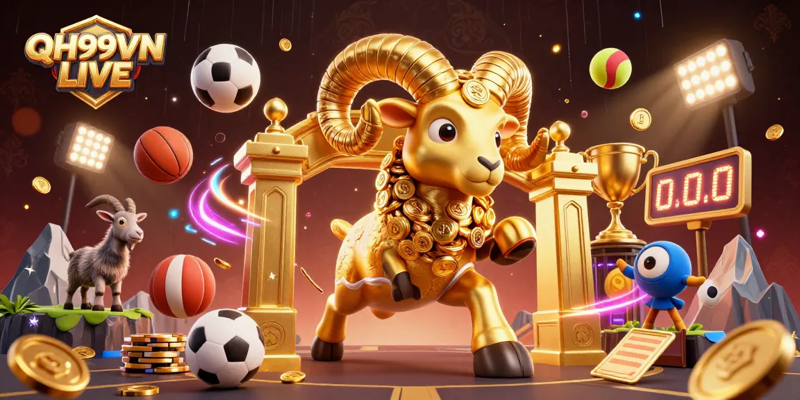 QH99VN LIVE showcases epic sports betting action with dynamic elements and vibrant casino atmosphere.